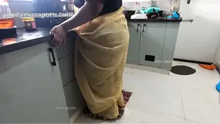 Homemade Maid jerking dick when wife is not at home