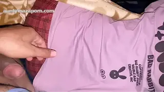 Indian cute step sister fucking when bunk from the college - Full MMS