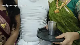 Sasur ne apne badi or choti Bahu dono ko ak sath choda - POV Tape