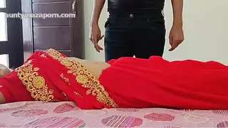 Trending Newly married hot indian desi village aunty was fucking hard with step-son on clear Hindi audio - Uncut Scandal